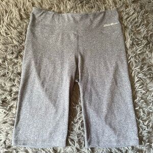 Eddie Bauer Capri Leggings Youth Girls L 14/16 Heather Grey Active Stretch